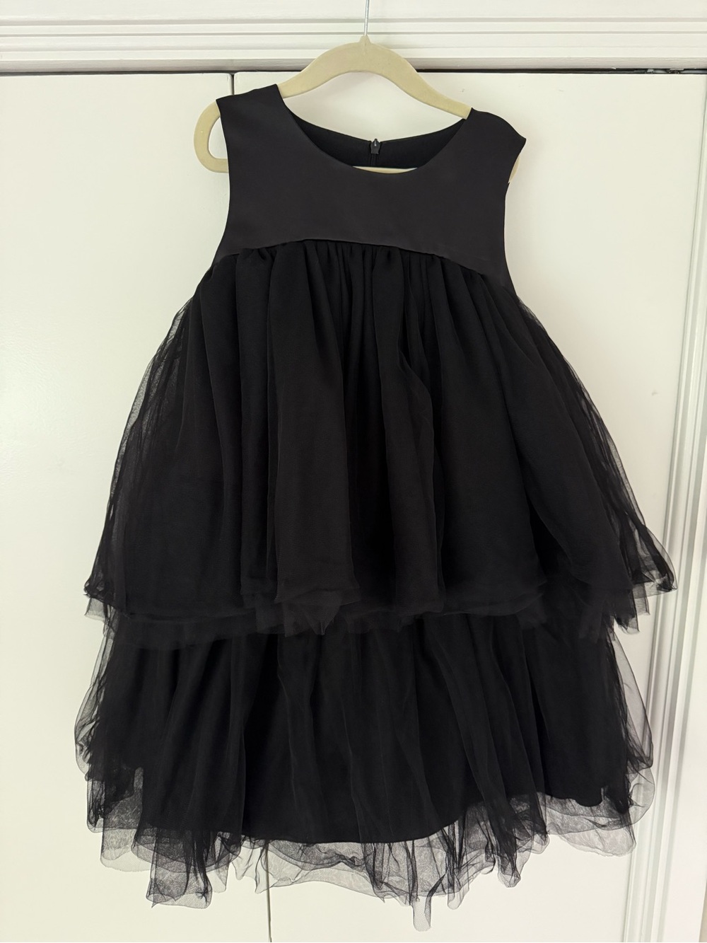 Trish Scully Child Black Fancy Party Dress Size 5